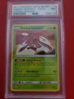 Pokemon Shining Genesect Shining Legends 9/73 Holo. Graded psa 9 - Image 1
