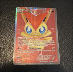 Pokemon TCG Victini Noble Victories 98/101 Ultra Rare Full Art Holo English 60 … - Image 1
