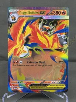 Mega Emboar EX 035 Promo Double Rare ME: Ascended Heroes Pokemon NM - Image 1