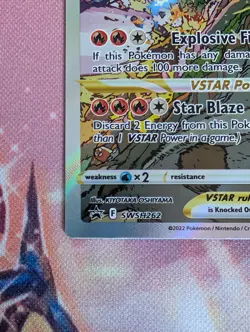 Charizard VSTAR SWSH262 Pokemon TCG Black star promo NM - Image 5