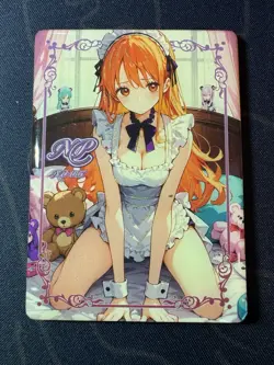 Goddess Story Nami Maid Girl Premium Thick Card Waifu Doujin One Piece Full Art - Image 1
