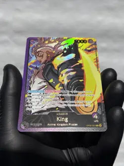 King SPR Gold Leader EB02 (OP08-057) (SP) - One Piece Card Game English - Image 3