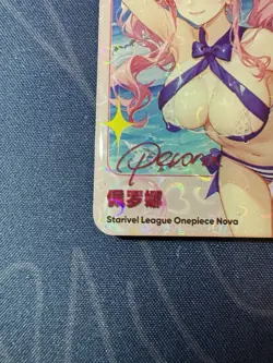 Goddess Story Perona Cheerlead Bikini Thick Card Waifu Doujin One Piece Full Art - Image 5