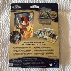 New Disney Lorcana: Fabled Collection Starter Set Glimmer Foil Promo Booster - Image 2