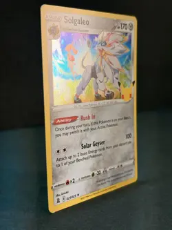 Solgaleo & Lunala Celebrations Holo Rare 2 Card Set NM Pokemon 25th Anniversary - Image 4