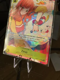 Zeus OP11-106 Promo Card Sealed Games Fest 24-25 One Piece Nami Bandai - Image 2