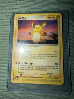 Pokemon Raichu 13/95 Team Magma vs. Team Aqua Rare Card 2004 - Image 1