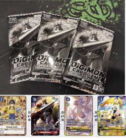 Digimon Card Game BT21 Limited Card set Alternate Art Bt13-111 Ex1-066 Bt15-038 - Image 1