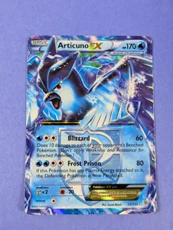 Articuno EX - 25/135 - Rare Holo EX Plasma Storm - Pokemon Card - HP - Image 1