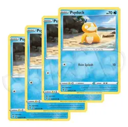 Pokemon - Psyduck x 4 - 24/203 NM - Evolving Skies - Free Holographic Card - Image 1