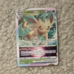 Pokemon Leafeon VSTAR Ultra Rare Crown Zenith Holo Card 260 HP SV1EN 048/159 - Image 1
