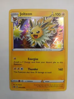 Jolteon SWSH094 Black Star Promo Holo Rare 2021 Pokemon Card NM-Mint - Image 1