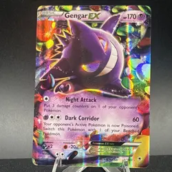 Gengar EX Ultra Rare Card 34/119 2014 XY Phantom Forces LP-MP - Image 1