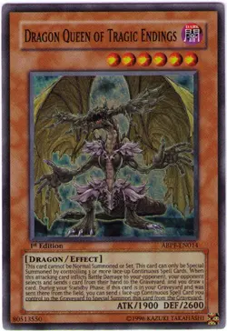 Yugioh! LP Dragon Queen of Tragic Endings - ABPF-EN014 - Super Rare - Unlimited - Image 1