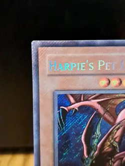 Yugioh! Harpie’s Pet Dragon RP02-EN093 Secret Rare Holo Bleed NM Reprint - Image 2