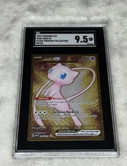 Pokemon 151 Mew EX (Ultra Premium Collection Metal Card) SGC 9.5 Mint+ - Image 1