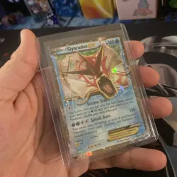 Gyarados EX XY106 Holo Black Star Promo Pokemon Card DAMAGED - Image 3