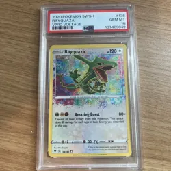 Pokemon Rayquaza ex 138/185 Swsh04 Vivid Voltage Amazing Rare Holo PSA 10 - Image 1