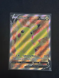 Pokemon Pikachu V SWSH063 Promo Basic Holo SWSH: Sword & Shield 190 HP - Image 1