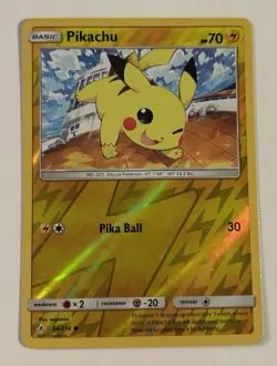 Pikachu Reverse Holo 54/214 Pokemon Unbroken Bonds LP - Image 1