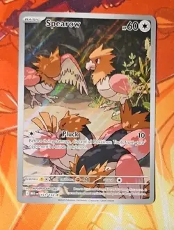 Spearow 151/132 Illustration Rare Mega Evolution Pokemon Near Mint (A) - Image 1