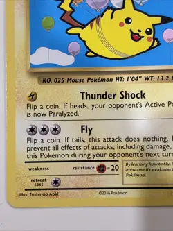 Pokemon TCG Flying Pikachu Card Evolutions 110/108, Regular Secret Rare - Image 5
