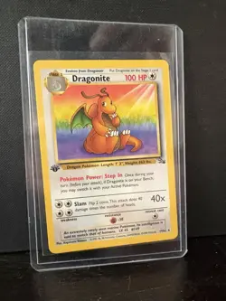 Pokemon TCG Dragonite 1st Edition Fossil Rare 19/62 100 HP Reg 1999 NM+ CLEAN - Image 3