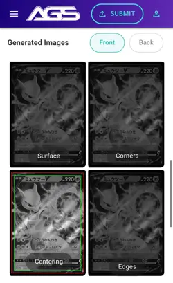 2022 Pokemon Japanese Pokemon GO Mewtwo V #030 — AGS Legendary 10 (Pop 16) - Image 5
