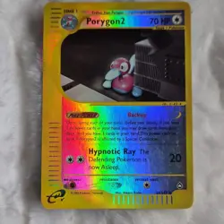 Pokemon Porygon2 Aquapolis Holo Rare 2002 28/147 Stage 1 70 HP Nintendo - Image 1
