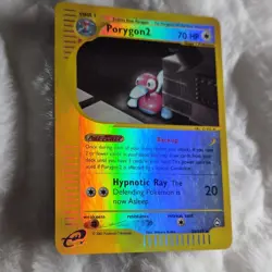 Pokemon Porygon2 Aquapolis Holo Rare 2002 28/147 Stage 1 70 HP Nintendo - Image 2