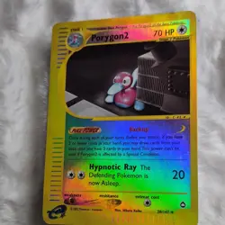 Pokemon Porygon2 Aquapolis Holo Rare 2002 28/147 Stage 1 70 HP Nintendo - Image 3