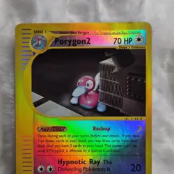 Pokemon Porygon2 Aquapolis Holo Rare 2002 28/147 Stage 1 70 HP Nintendo - Image 4
