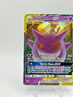 Gengar & Mimikyu GX 53/181 Sun & Moon Team Up Pokemon TCG - Image 3