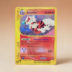 Arcanine H2/H32 Aquapolis Holo Rare Pokemon WOTC 2002 Single Owner Pack Pull - Image 1