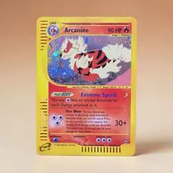 Arcanine H2/H32 Aquapolis Holo Rare Pokemon WOTC 2002 Single Owner Pack Pull - Image 5