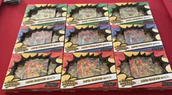 Pokemon TCG Ascended Heroes Mega ex Box Bundle 3 Feraligator 3 Emboar 3 Meganium - Image 1