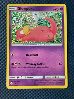 Pokemon TCG: McDonald's Promo (2018) Slowpoke 5/12 Holo - Image 1