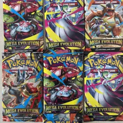 Pokemon TCG Mega Evolution Packs 7 Pak Lot Brand New Recently Released - Image 3