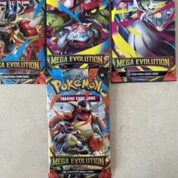 Pokemon TCG Mega Evolution Packs 7 Pak Lot Brand New Recently Released - Image 4