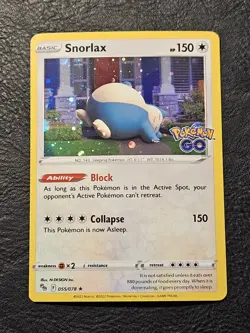 Snorlax - (Cosmos Holo) 055/078 Pokemon Go Promo - Image 1
