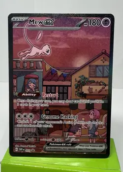 Pokemon TCG Sealed Mew EX 053 Holo Black Star Promo Scarlet & Violet 151 - Image 1