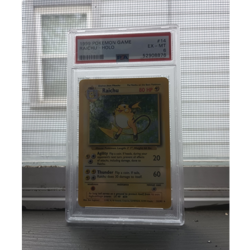 Pokemon 1999 Base Set Raichu Holo Rare 14/102 PSA 6 English Pokemon TCG - Image 1