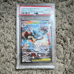 Pokemon Mega Lucario ex 2025 Special Illustration Rare Holo PSA 10 #179 - Image 4