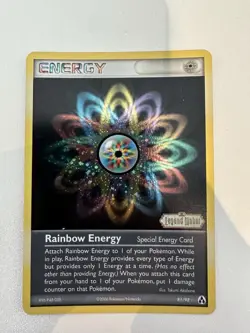 Pokemon TCG Rainbow Energy EX Legend Maker 81/92 Reverse Holo Rare STAMPED NM - Image 1