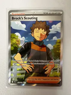 Pokemon TCG - S&V Journey Together - Brocks Scouting Full Art 179/159 - Mint - Image 1
