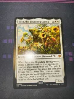 Beza, the Bounding Spring - Bloomburrow - Near Mint - MTG Card - Image 1