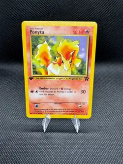 12 Card Vintage Pokemon Lot - 1st Edition Ponyta - LP/MP - Image 1