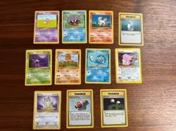 12 Card Vintage Pokemon Lot - 1st Edition Ponyta - LP/MP - Image 3