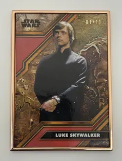 2025 Topps Star Wars Smugglers Outpost Luke Skywalker Cortosis Card C-7 1/10 - Image 1