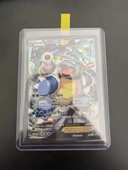 Pokemon TCG Blastoise EX XY122 Black Star Promo Full Art Holo Card Rare NM - Image 1